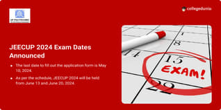 JEECUP 2024 Exam Dates Out, Registration Open till May 10; Check Schedule Here
